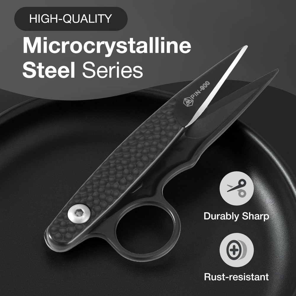 Premium Fabric Scissors for Cutting Clothes, Small Multi-Purpose Stainless Se...
