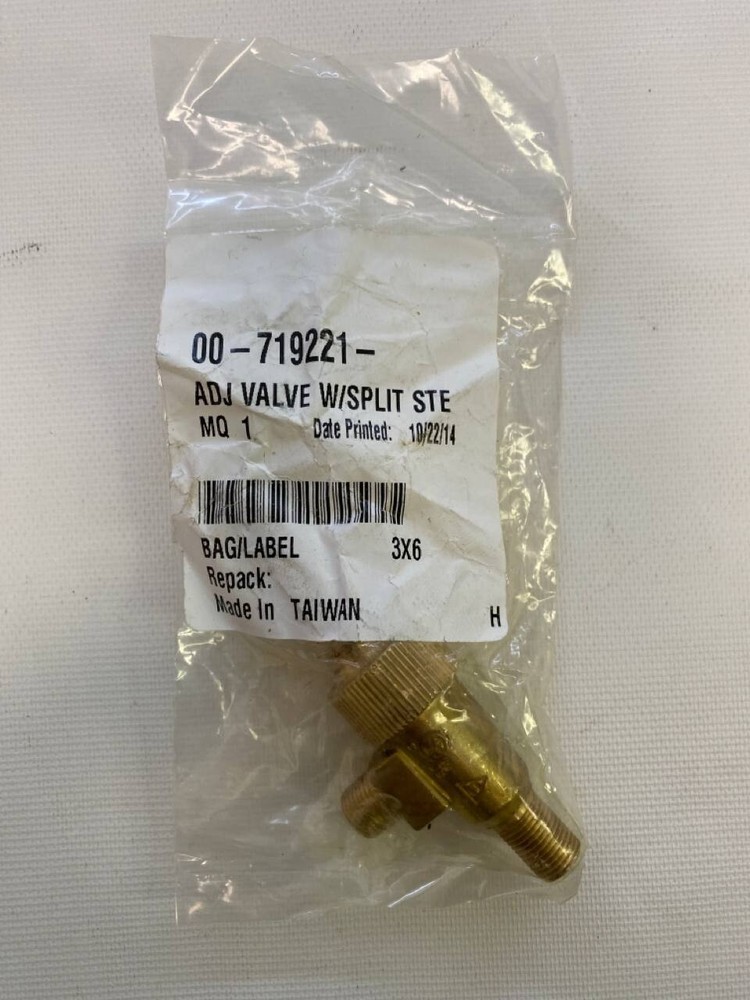 VULCAN HART 00-719221 Adj Valve W/Split Stem