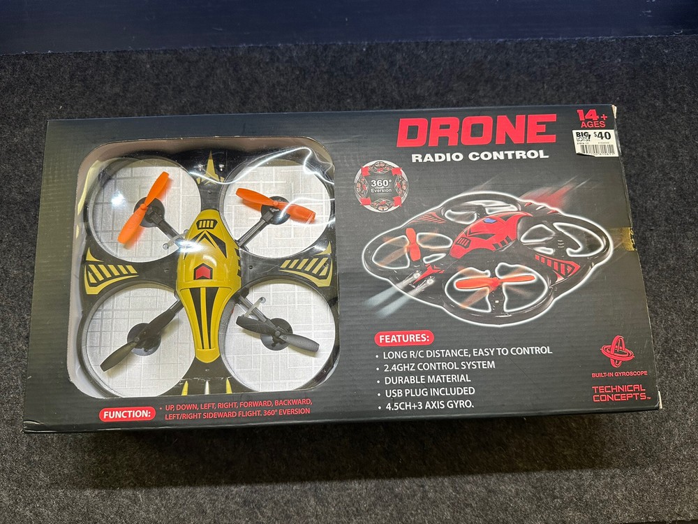 TECHNICAL CONCEPTS RADIO CONTROLLED DRONE - New In Box