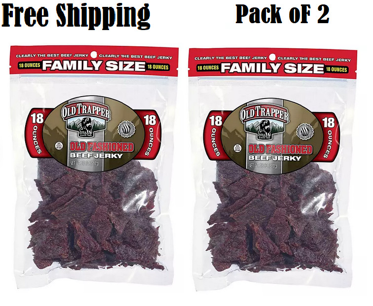 2-PACK Old Trapper Old Fashioned Beef Jerky (18 oz.)