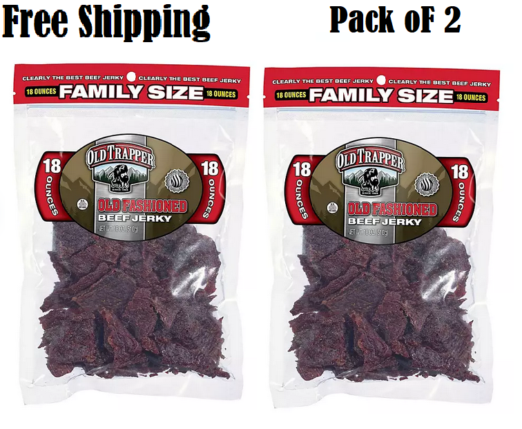 2-PACK Old Trapper Old Fashioned Beef Jerky (18 oz.)