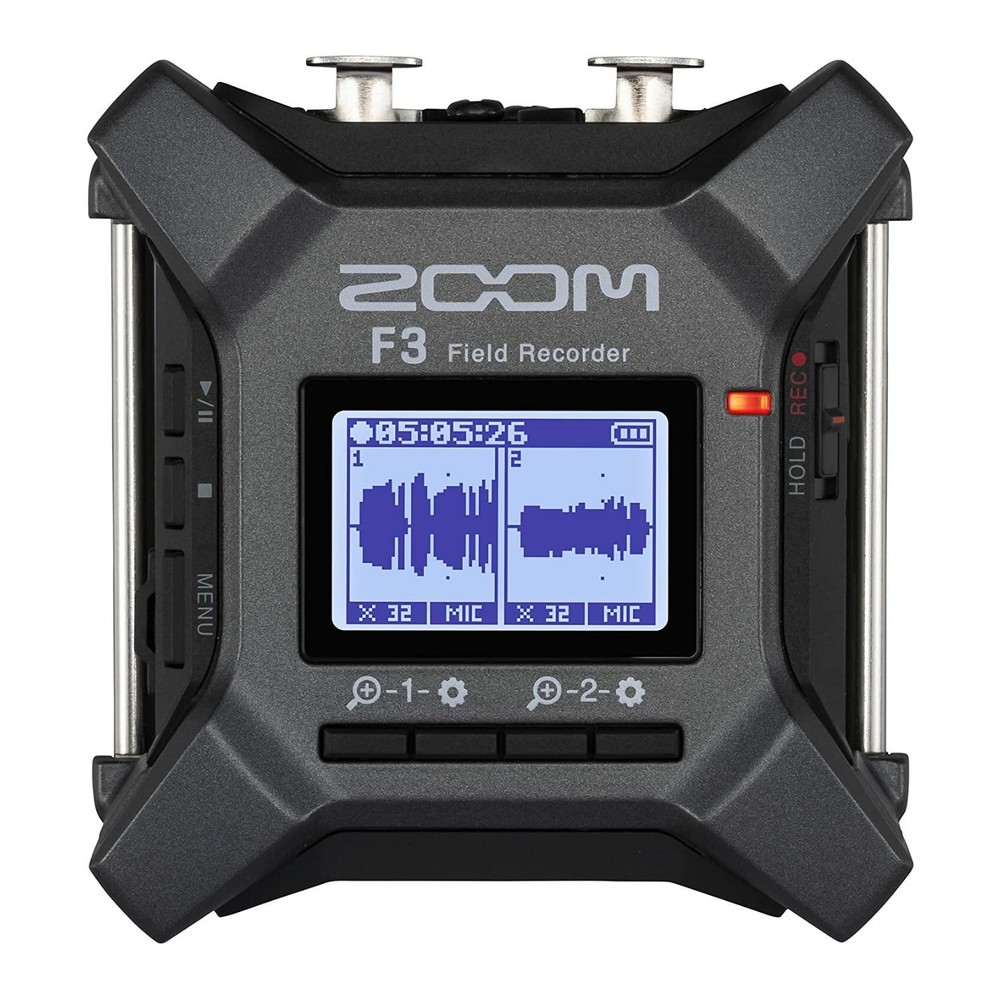Zoom F3 Handheld Field Recorder MultiTrack 32-Bit Float Technology PRO