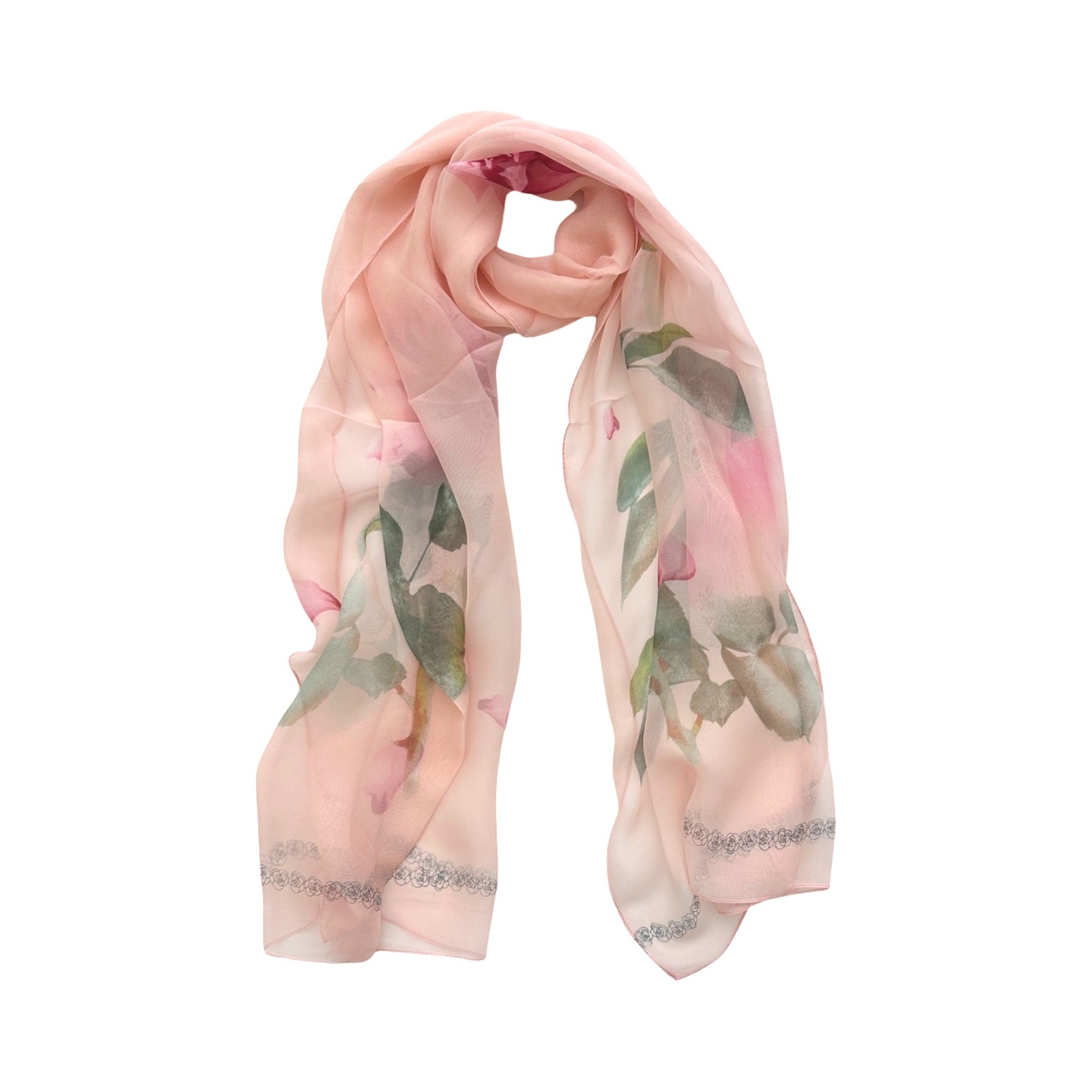 Wrapables Lightweight Sheer Silky Feeling Georgette Scarf