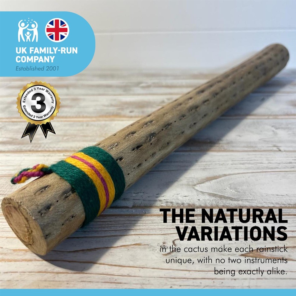 CHILLEAN CACTUS RAINSTICK | Rainmaker | 50 cm Long