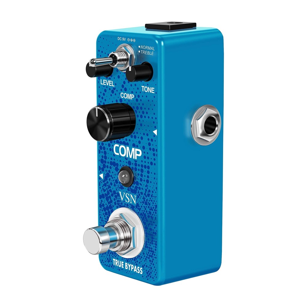 VSN Guitar Compressor Pedal for Analog Compression Effect Pedal Ultimate Comp...