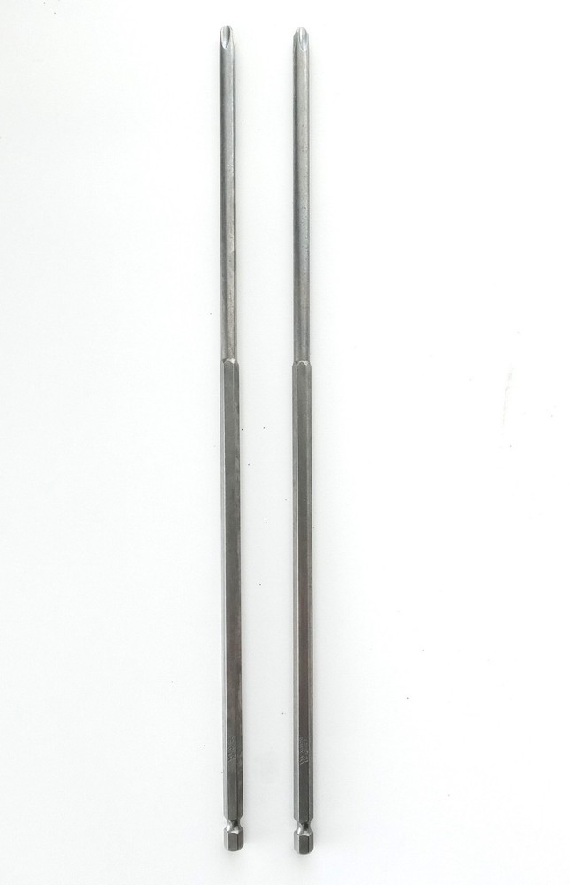 Eazypower Phillips Power Bit Tips #3 x 12" Long  (2 Pack) 35796