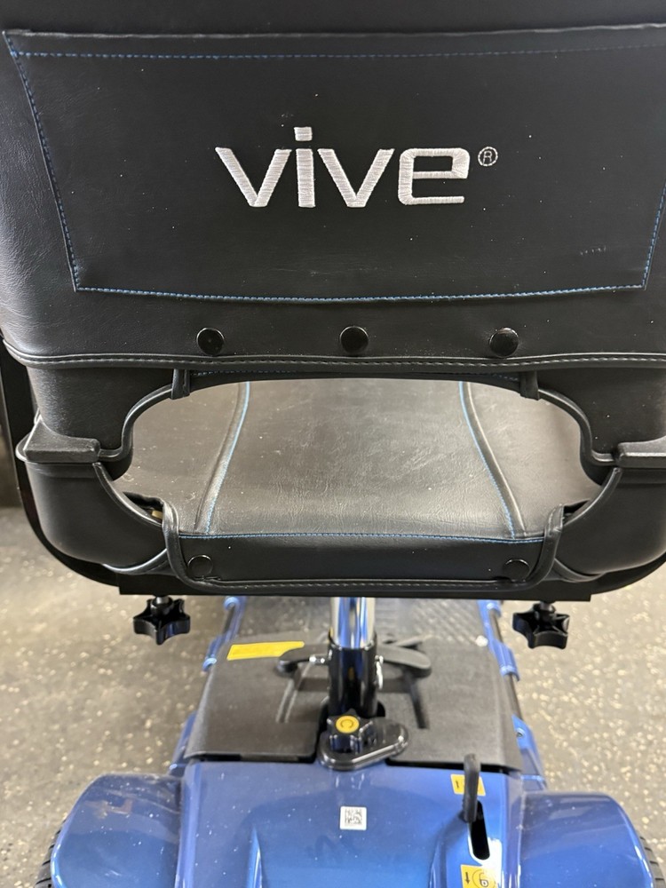 Vive 4 Wheel Electric Powered Mobility Scooter - Blue