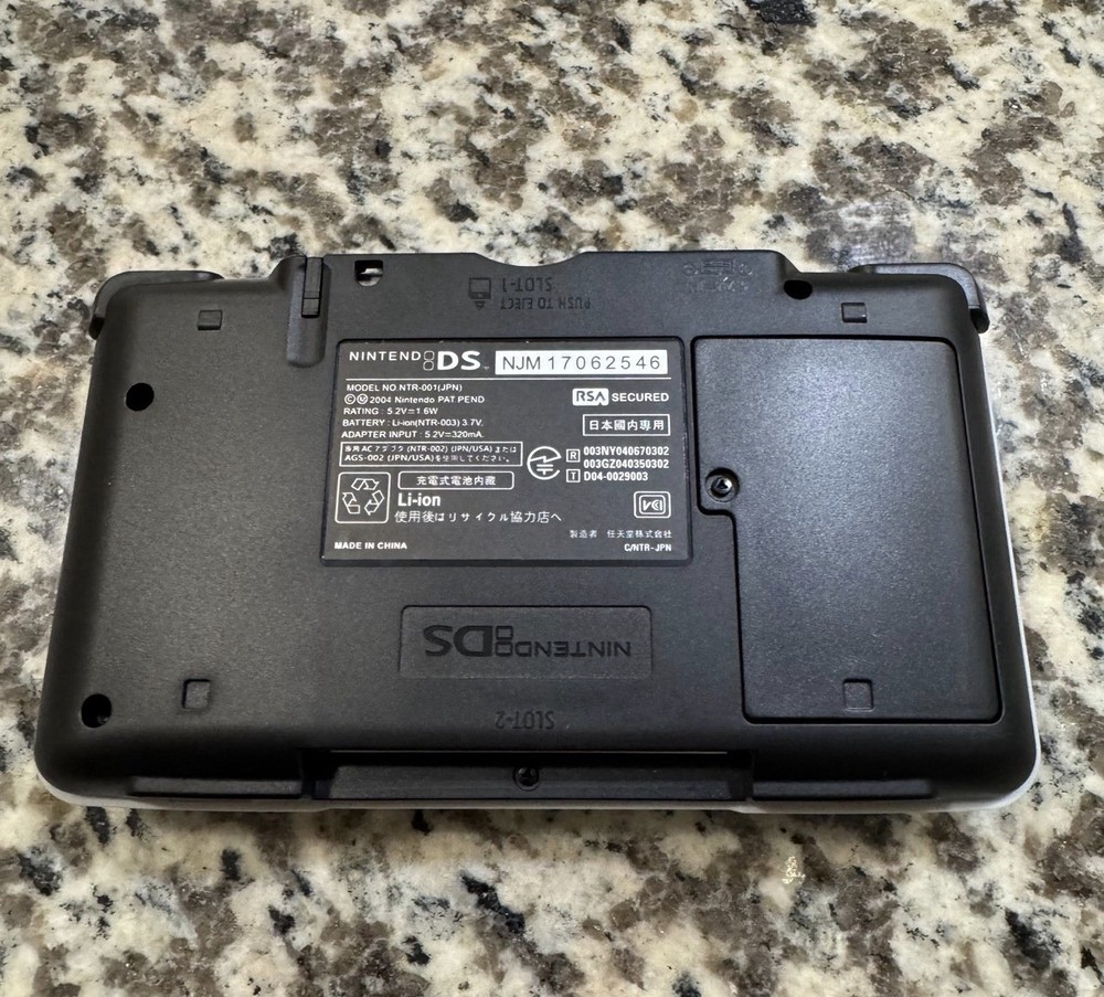 Nintendo DS With Pre Installed- Loopy Capture Card, Gray & Black