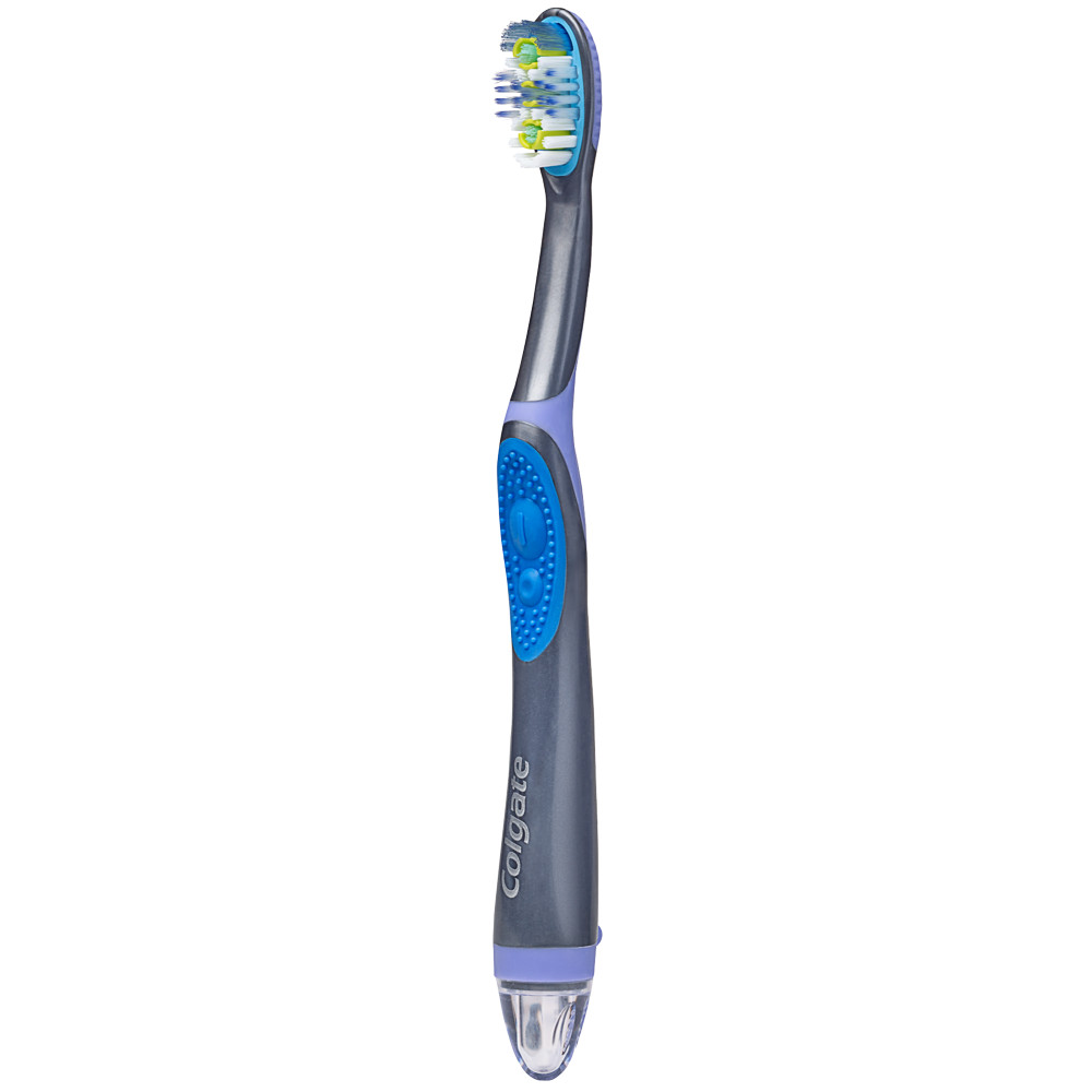 Colgate 360 Total Advanced Floss-Tip Sonic Powered Vibrating Toothbrush, Soft