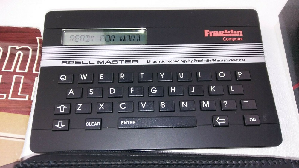 FRANKLIN COMPUTER SPELL MASTER MODEL SA-103 ELECTRONIC SPELLER (TESTED & WORKS)