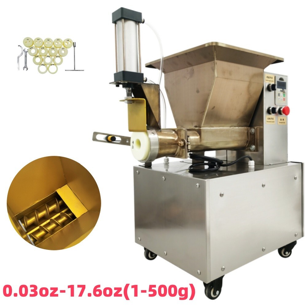High Precision Pneumatic Dough Dividing Machine Commercial Dough Cutter 1-500g