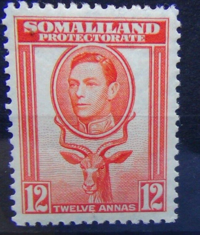 Somaliland 1938 12a Red Orange MNH