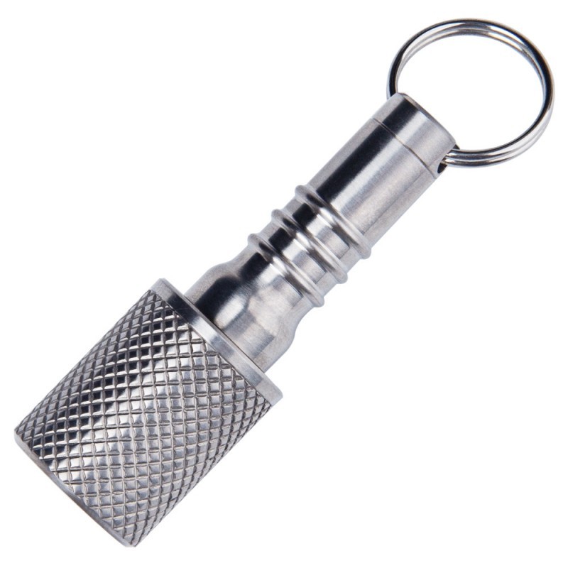 Titanium Pill Holder Case Organizer container Waterproof Portable Keychain EDC