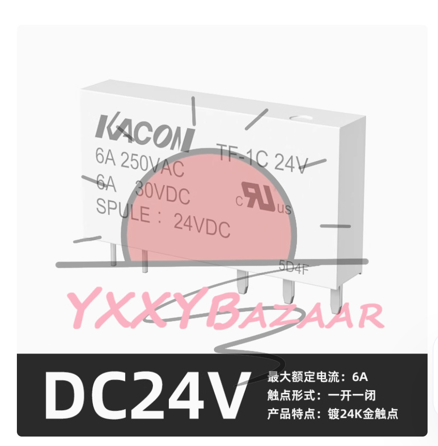 1PC NEW KACON intermediate relay module TF-1C 24VDC #LL