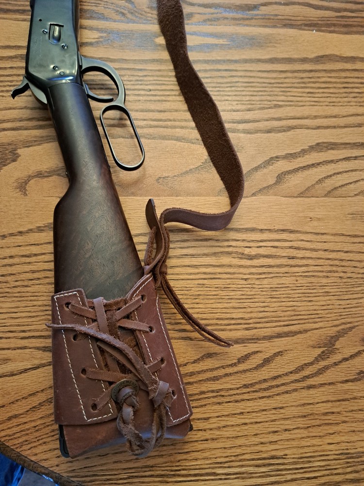 No Drill Leather Sling For TC Hawken Muzzleloader Or Leveraction