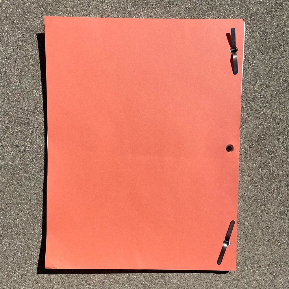 American Dad Jeff Fisher Voice Actor 2015 Production Used Table Draft Script