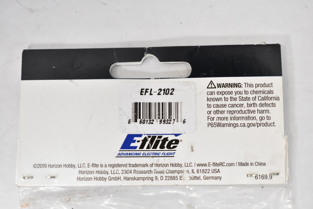 E-Flite EFL-2102 Pushrod Set S.E.5a RC Airplane Control Rods Black Replacement