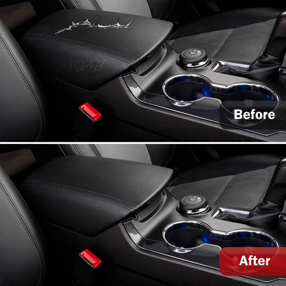 Replacement Center Console Cover for Ford Explorer 2011-2019 Armrest Leather