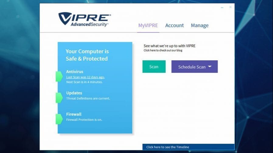 Vipre Advanced Security 2 PC Lifetime Antivirus with Firewall