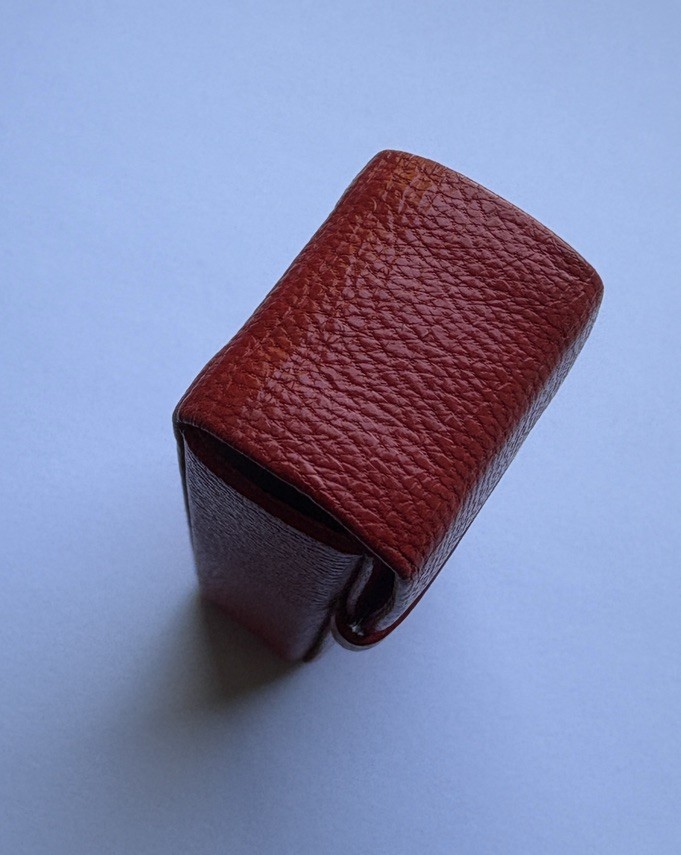 IMMACULATE & RARE Dunhill RED Leather Rollagas Pouch