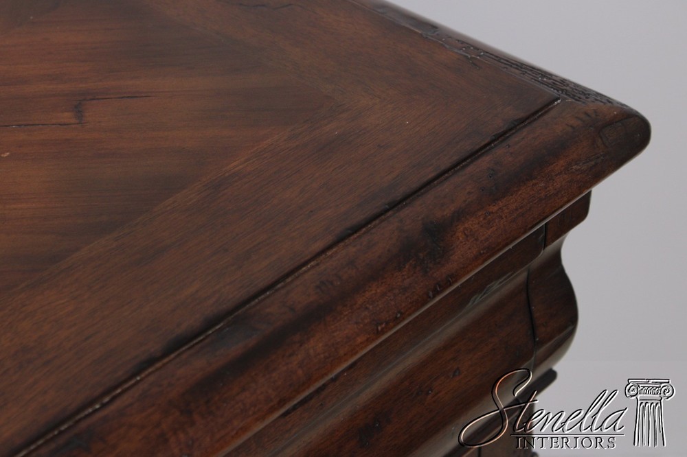 L72635: Continental Style Inlaid Front Distressed Sideboard Console