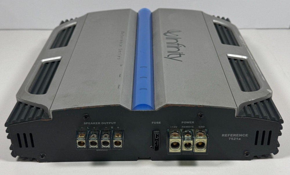 Infinity Reference 7521a 2-Channel Car Audio Amplifier Reference Series - READ