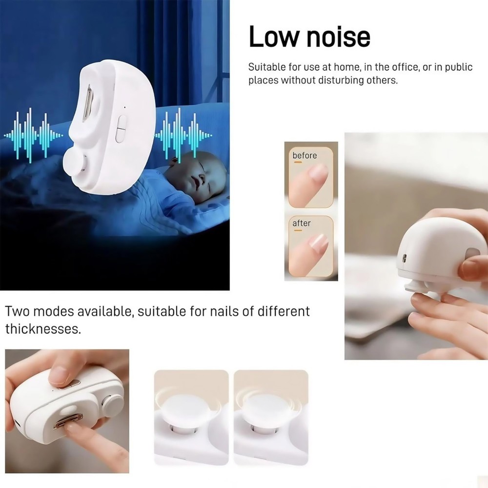Automatic Electric Nail Clipper Trimmer Maintenance Kit With Cleaning Tools