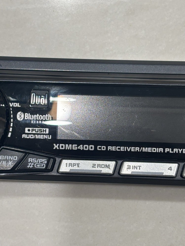 DUAL XDM6400 STEREO FACEPLATE ONLY UNTESTED