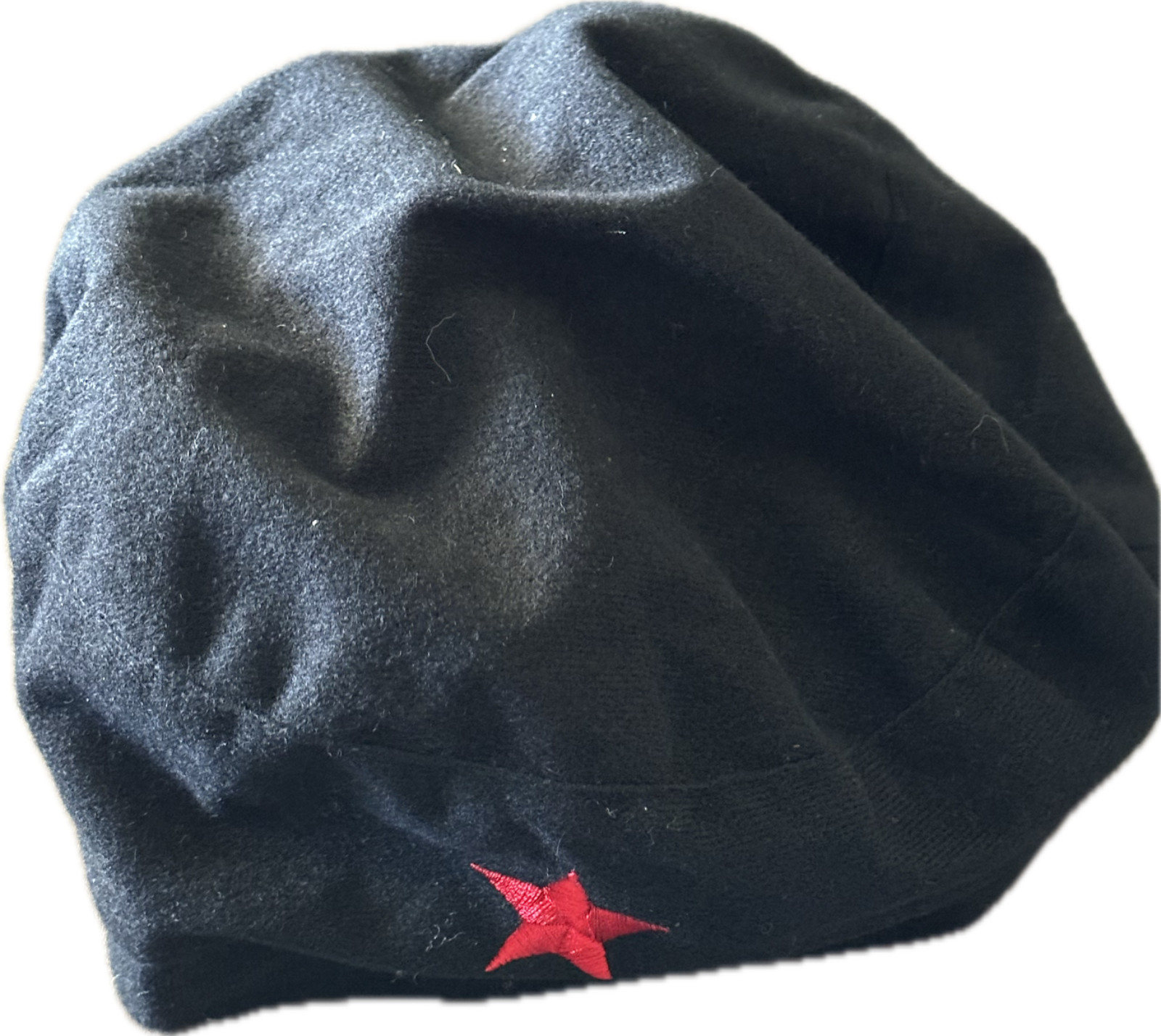 Red Star Beret Black Hat Halloween Costume Che Guevara Cap Russian Soviet Adult