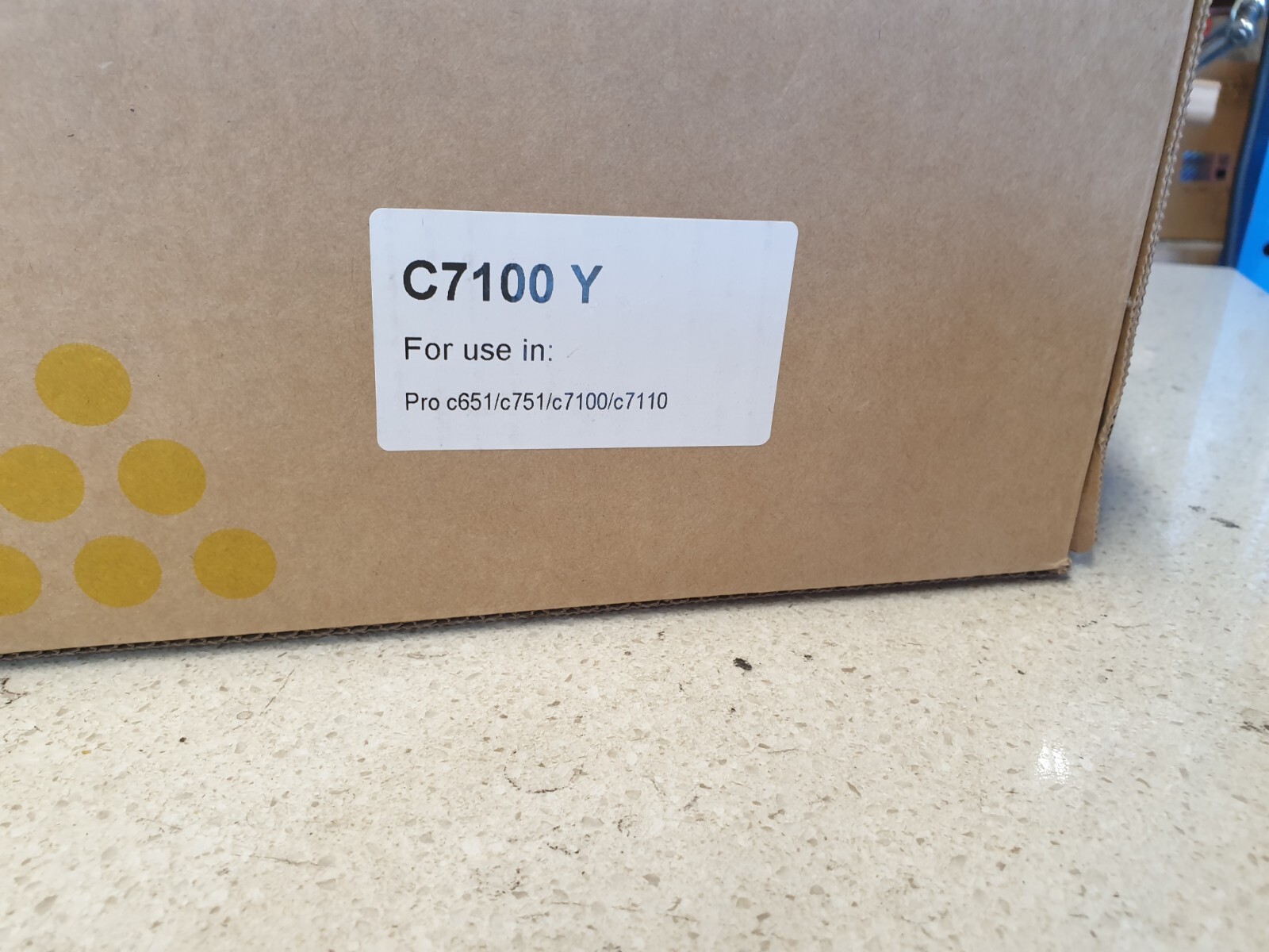 Compatible Ricoh 828327 (828385) Yellow Toner for Pro C651 , C751 , C7100, C7110