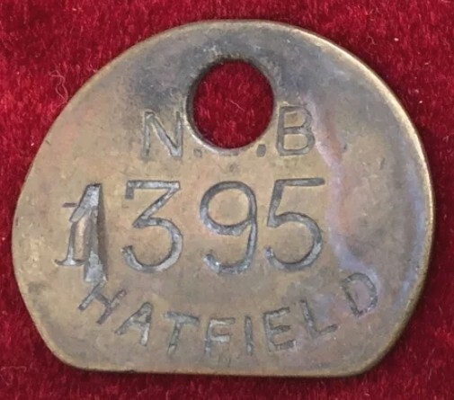 Yorkshire Hatfield Colliery Mining Check  PIT MEMROBILLIA 1395