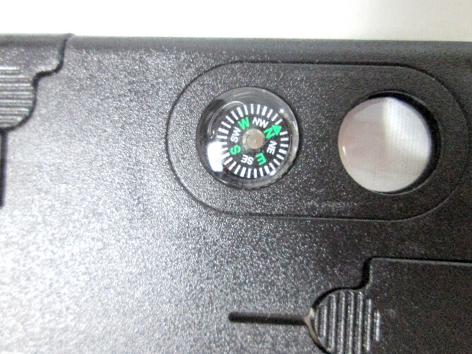 Multi-Function Wallet Combination Tool Card 9 Functions Knife Pick Opener NIB