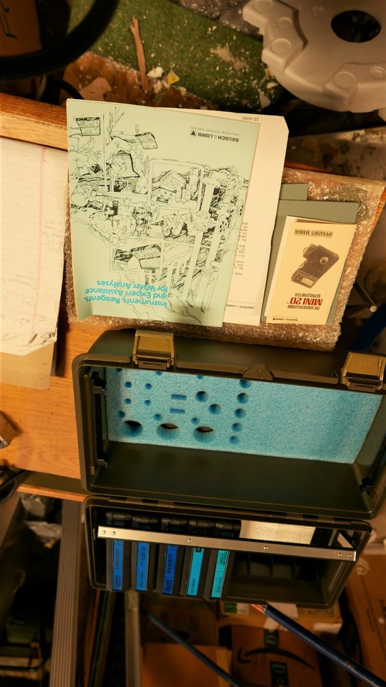 Bausch & Lomb Mini 20 Nephelometer Tool Box with Accessories