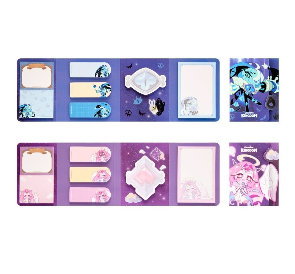 Cookie Run Kingdom Notepad Set Eternal Sugar, Shadow Milk