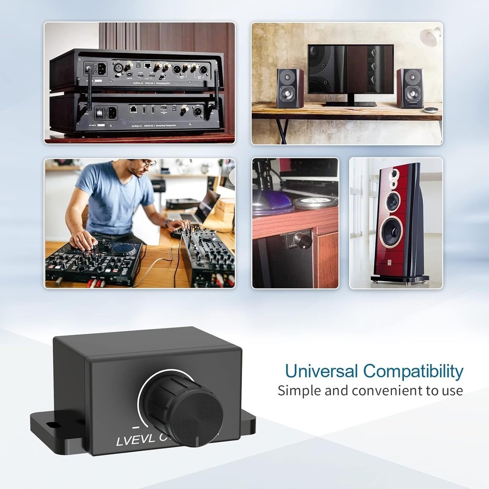 Enhance Your Audio with Universal RCA Remote Amp Level Controller - Easy Install