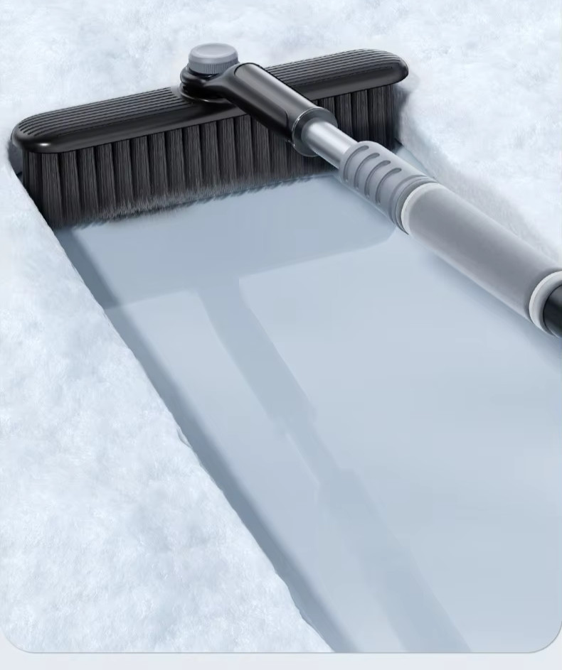 Portable Extendable Windshield Snow Removal Ice Scraper Brush for Car