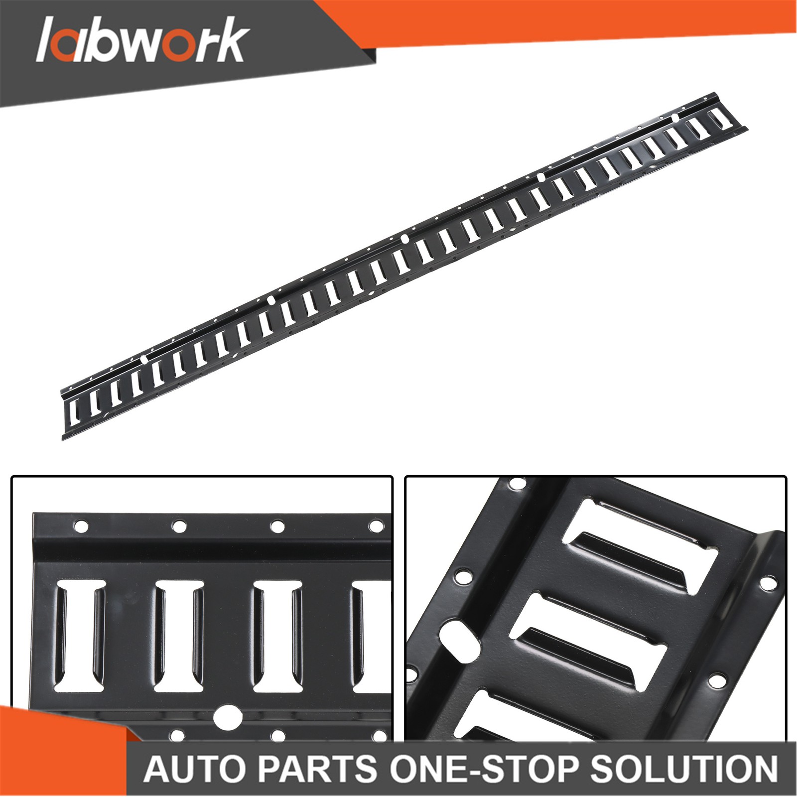 Labwork E Track Tie Down Rail Kit 6×5' E Track Rails for Garages Vans Trailers