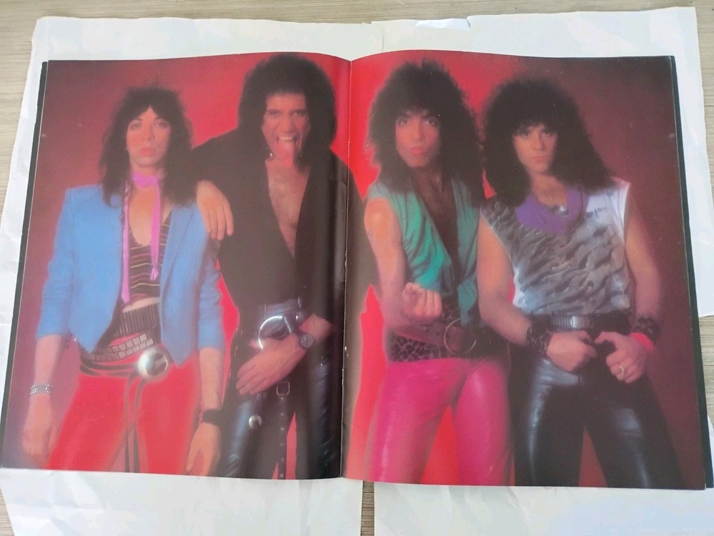 Kiss Lick It Up Tour Book Program 1984 U.S. Version