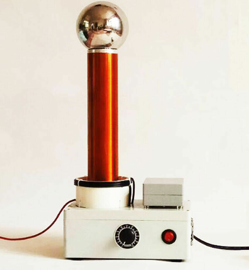 Tesla Coil Spark Gap Lightning Simulator High Frequency AC 220V Wireless
