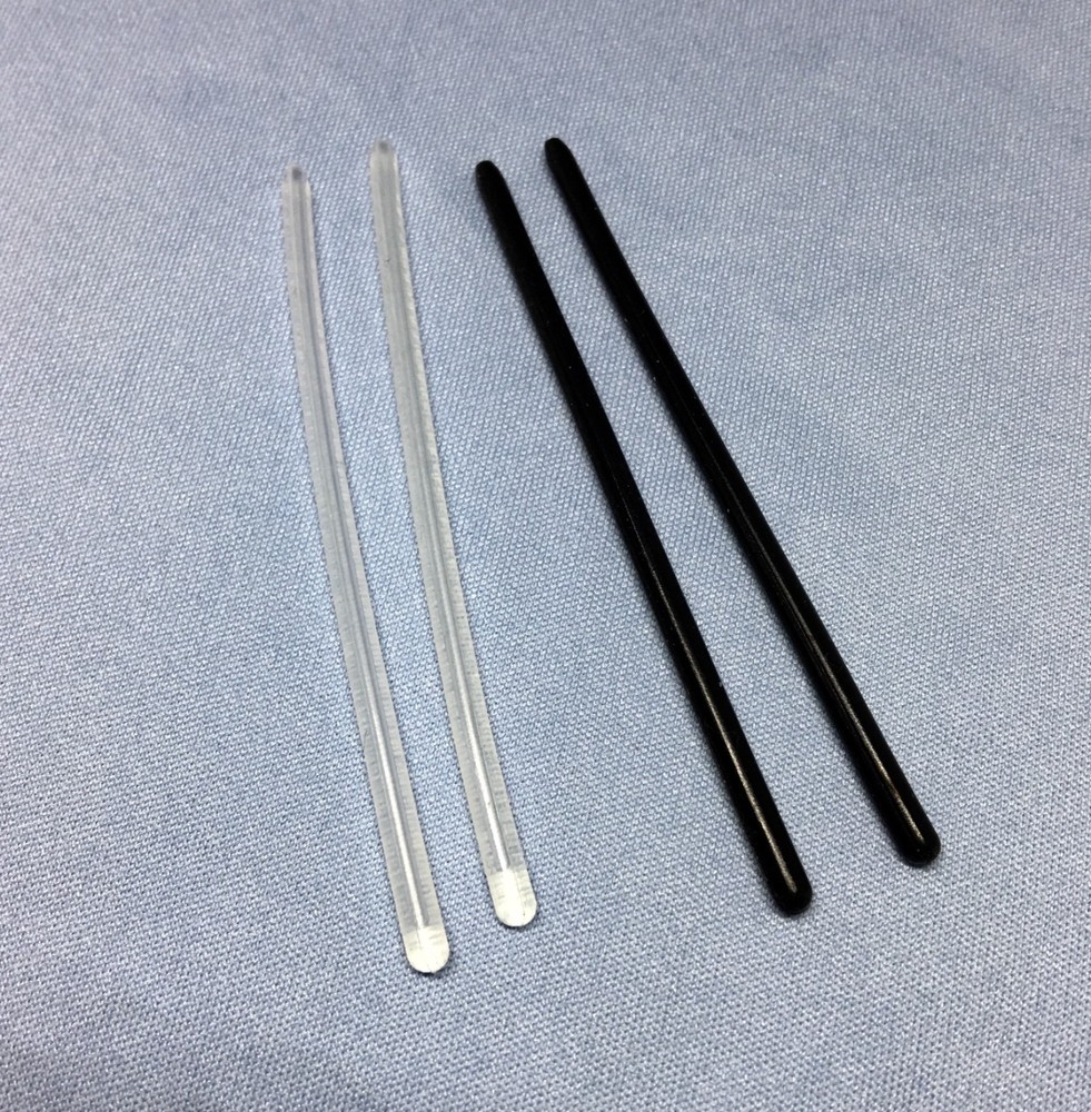 2 Pairs High Quality Silicone temple tip for Thin wire Rimless Frames temples