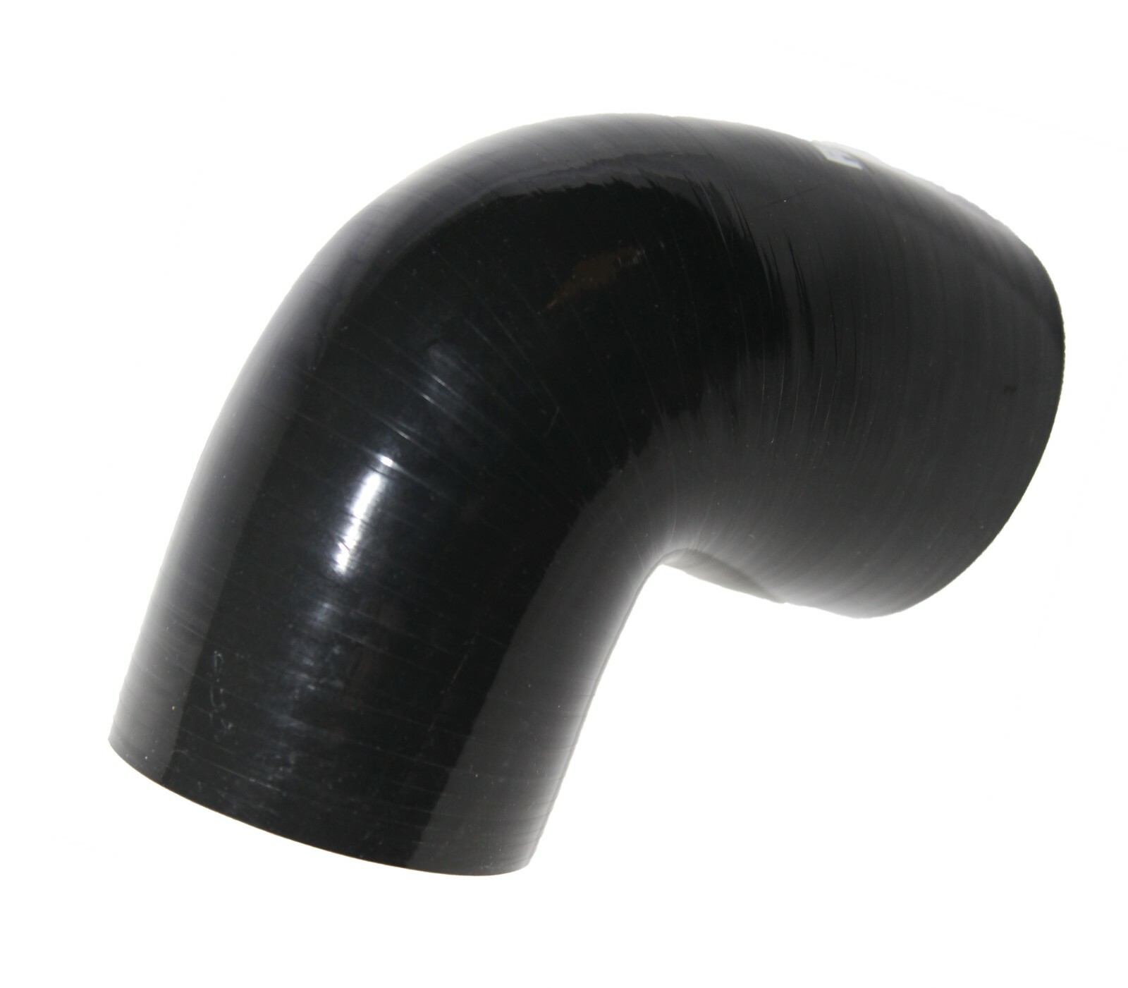 For Reducer 4" to 3.5" 90 DegSilicone hose COUPLER turbo intercooler BLACK+CLAMP