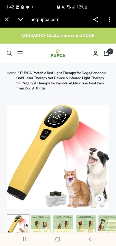 Pupca Light Therapy For Pets- BRAND NEW!!!