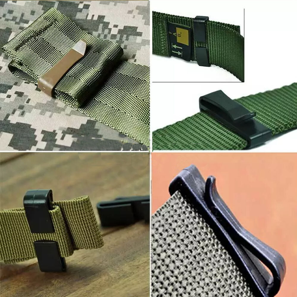 20x1'' Quick-Slip Keeper Buckle Clip MolleTactical Backpack Adjust Webbing Strap