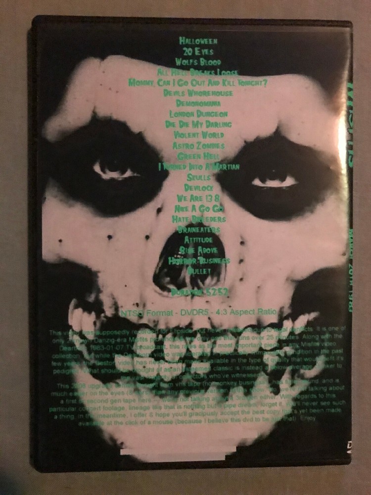 Misfits - Walk Among You - Live DVD Bulk Item LOT of 6 Danzig Samhain