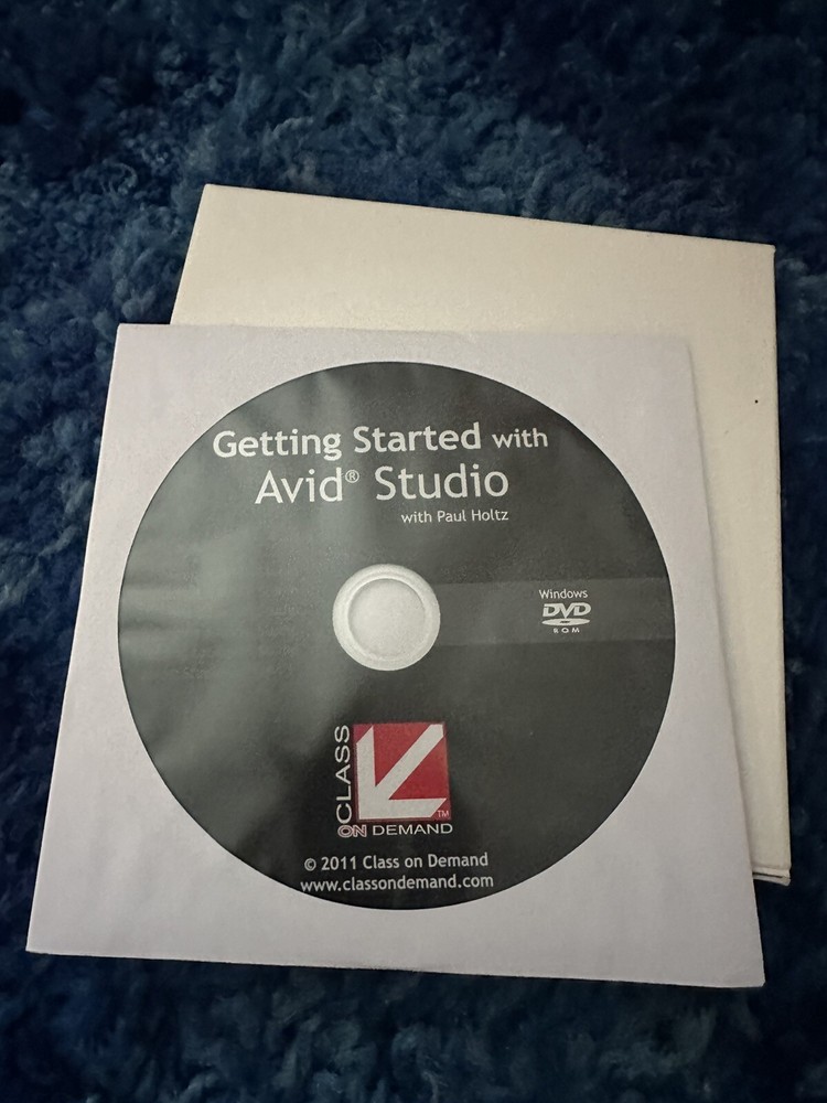 Avid Studio WW With Serial Number, Gen Support & Service Code - CDs Still Sealed