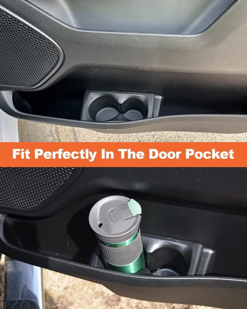 Cup Holders Insert Compatible With 2019-2025 Ram 1500 Cup Holder, Replace Door 2