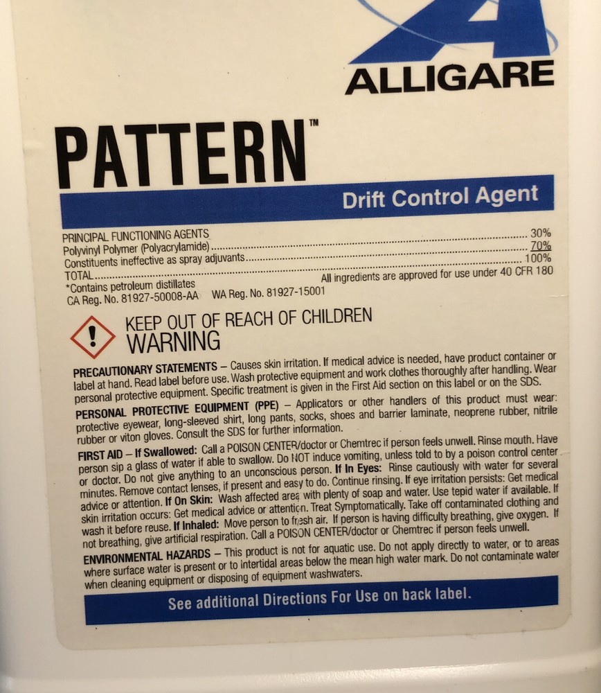 Alligare Pattern-Drift Control Agent-1ea Quart-RARE-SHIPS SAME BUSINESS DAY-NEW