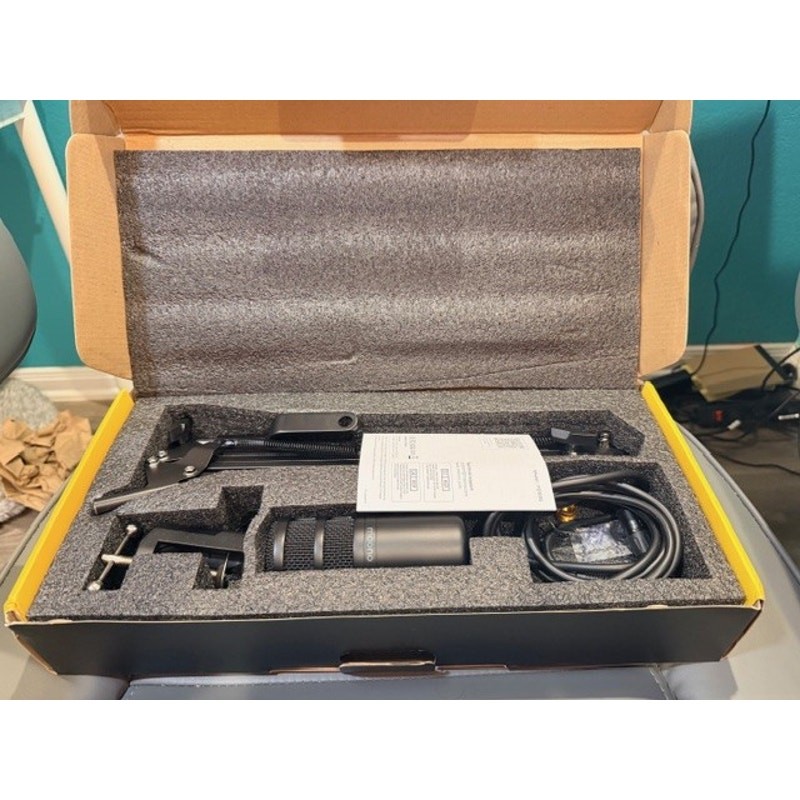 Maono PD100XLR Podcast Microphone Kit Boom Arm Bundle Studio Mic Streaming Setup