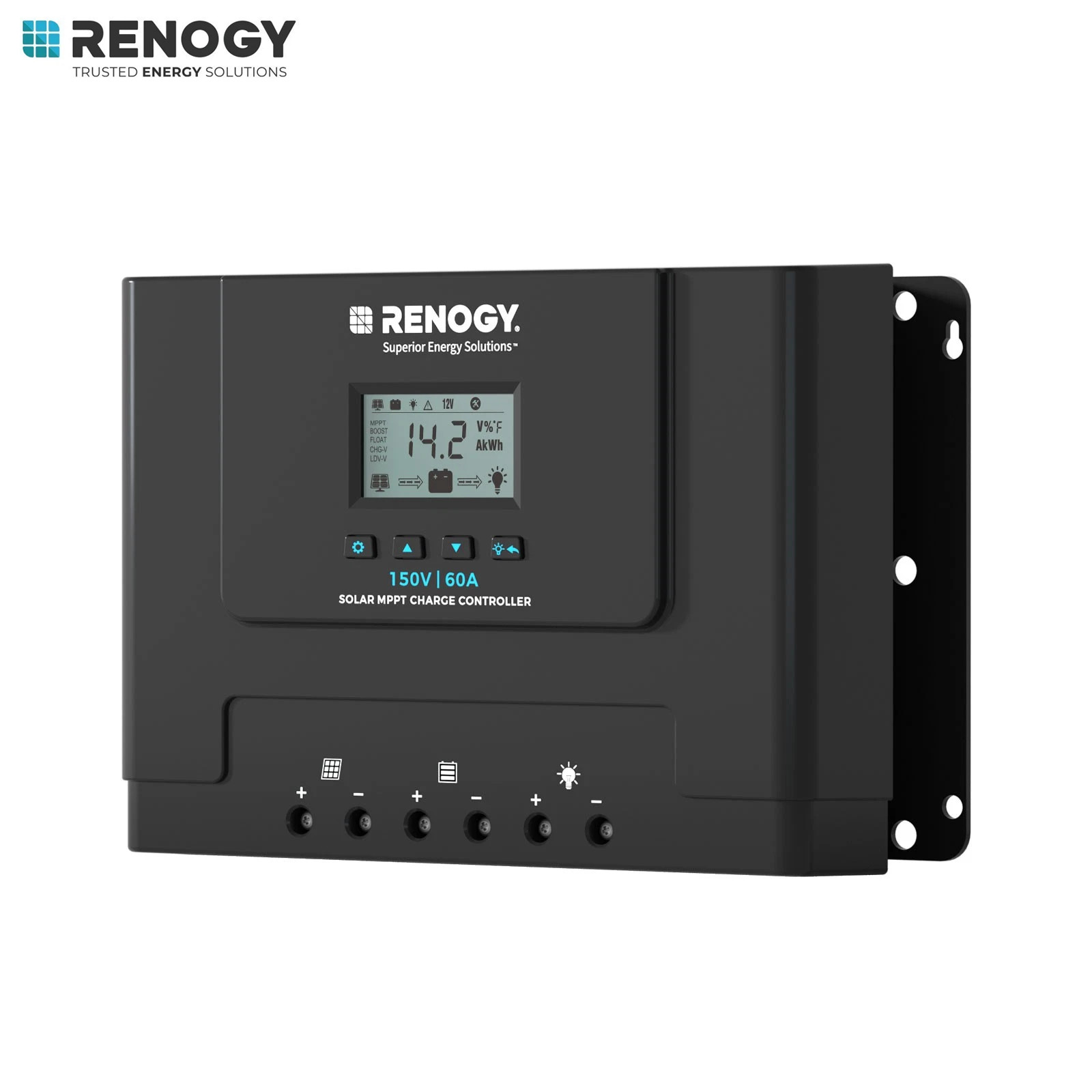 Renogy Rover Lite 12V/24V/36V/48V 60A MPPT Solar Charge Controller For AGM Gel