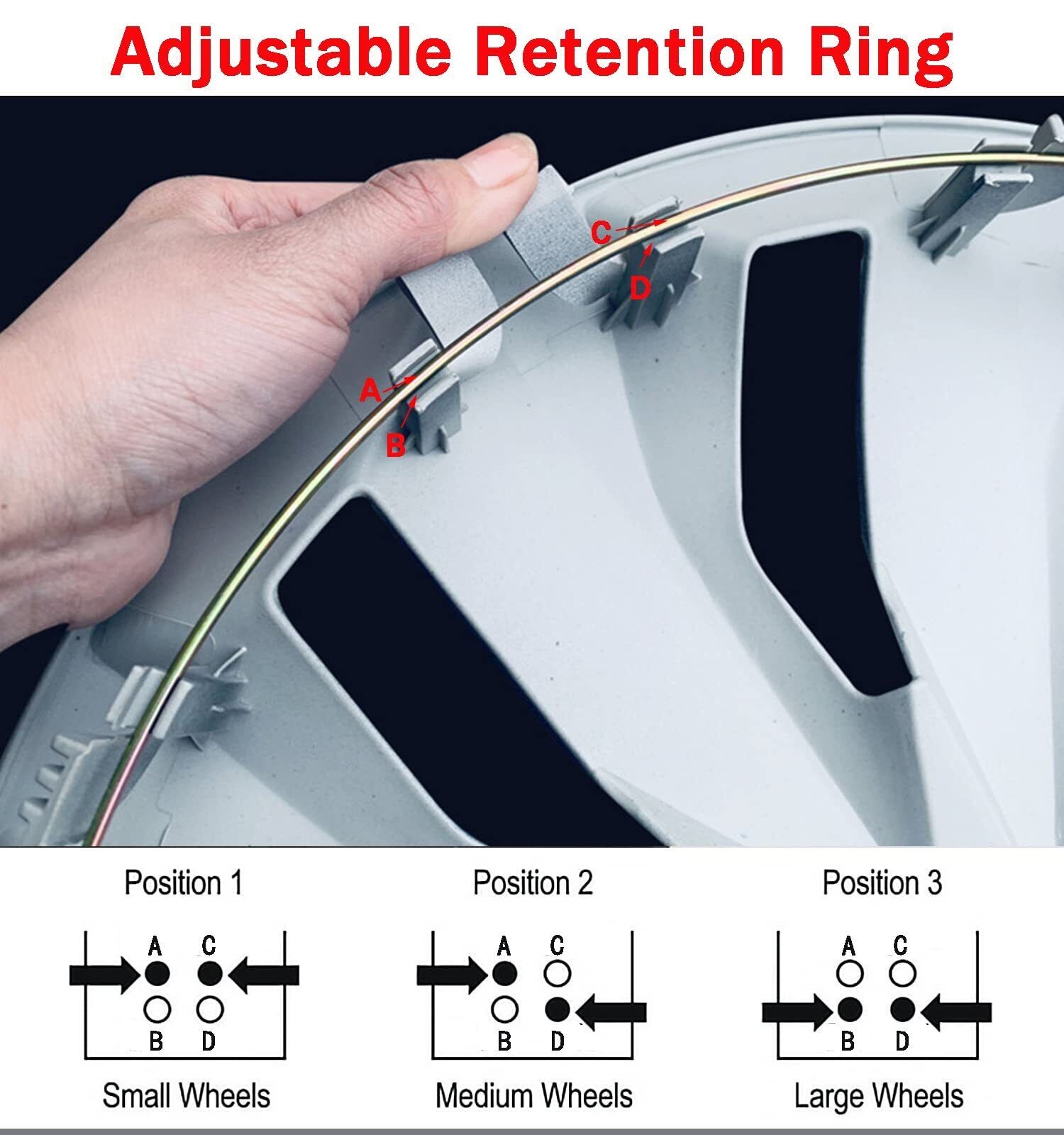 4pcs Hubcap Fit For 2013-2018 Nissan Altima Wheel Cover 16” 53088